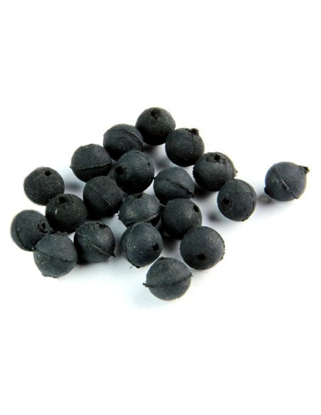 Carp Academy Black Rubber Beads 5mm Gummiperlen 20Stk. End Tackle-Stoppers & Baitscrews-JJ-Fishing
