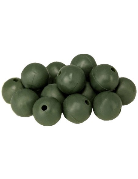 Carp Academy Soft Plastic Beads 20 Stück 6mm grün Pufferkugeln-Stopper & Baitscrews-JJ-Fishing
