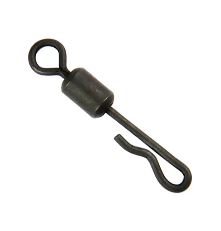 Carp Academy Quick Change Swivels 8 Stück Size 4 35kg Schnellwechsel Wirbel-Swivels-JJ-Fishing