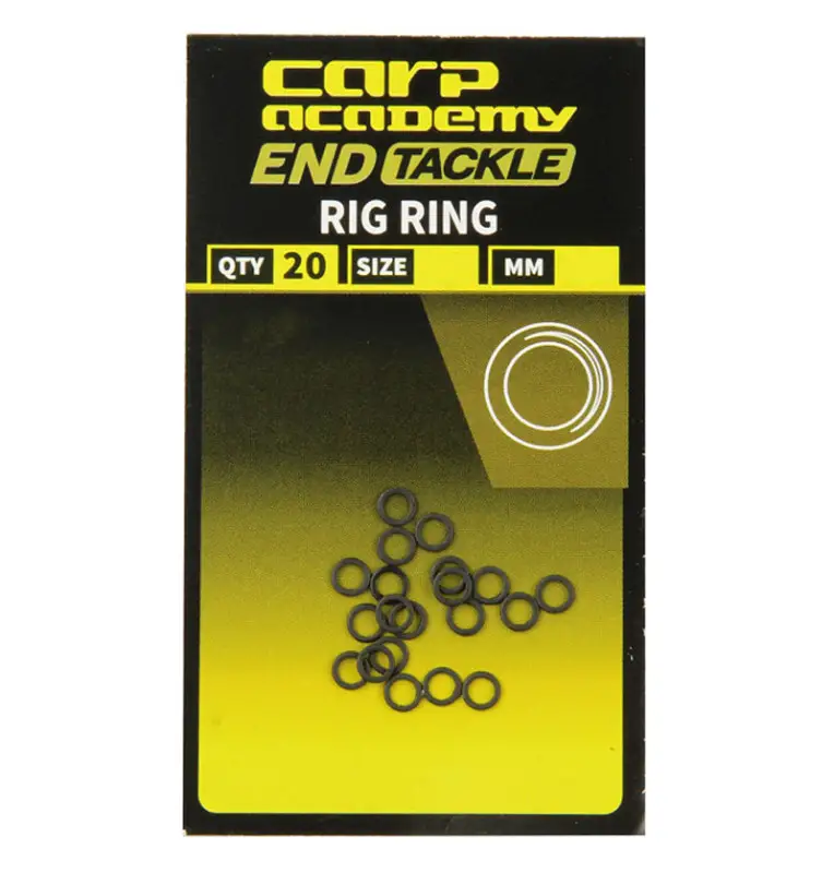 Carp Academy Rig Ring 20 Stück M 3,7mm Hakenring-Vorfachmaterial & Montage-Zubehör-JJ-Fishing
