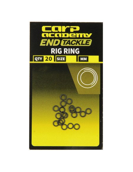 Carp Academy Rig Ring 20 Stück M 3,7mm Hakenring-Vorfachmaterial & Montage-Zubehör-JJ-Fishing