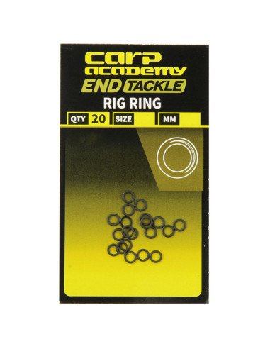 Carp Academy Rig Ring 20 Stück S 3,1mm Hakenring-Vorfachmaterial & Montage-Zubehör-JJ-Fishing