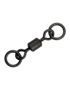 Carp Academy Double Ring Swivel 10 Stück M Doppelring Wirbel-Swivels-JJ-Fishing