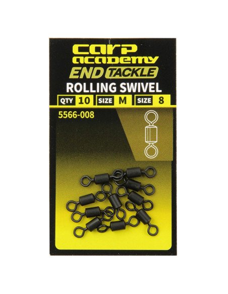 Carp Academy Rolling Swivel 10 Stück M Wirbel-Swivels-JJ-Fishing