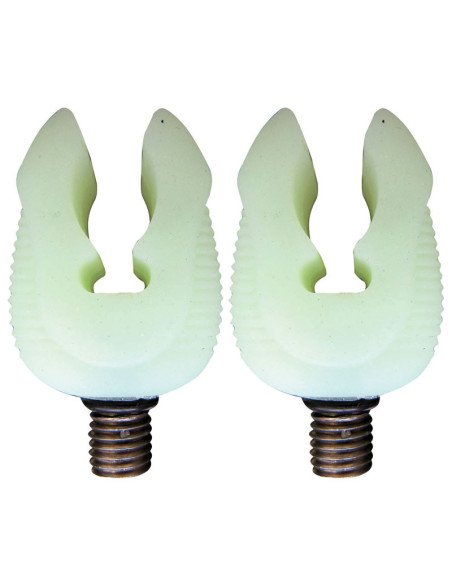 Carp Academy Fluo Rod Rest 2 Stück S 2 fluoreszierende Rutenauflagen-Rutenauflagen-JJ-Fishing