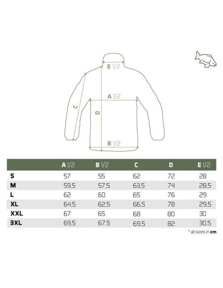 Delphin OutLINE XXL Spring Jacke Winterjacke Extra Warm Carp Edition-Hoodie, Shirts, Jackets & Co-JJ-Fishing