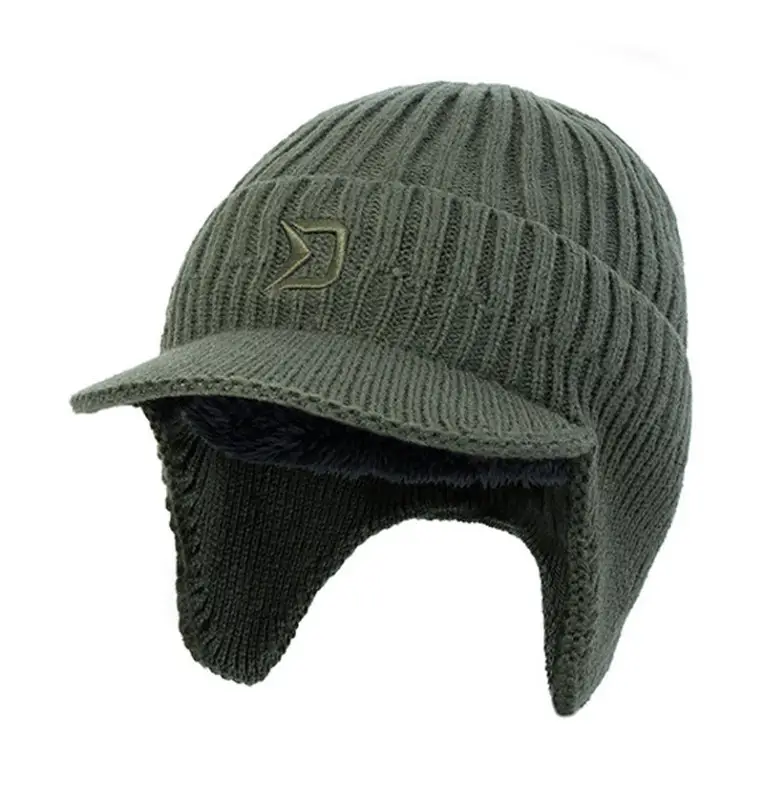 Delphin HYBRO Wintermütze Unisize Extra Warm mit Ohrschutz-Kappen & Hauben-JJ-Fishing