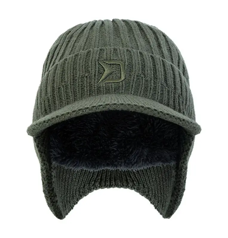 Delphin HYBRO Wintermütze Unisize Extra Warm mit Ohrschutz-Kappen & Hauben-JJ-Fishing