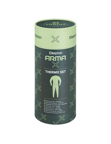 Delphin ArmaX L Thermo Set Shirt und Hose Extra Warm mit Transportbox-Clothing Sets-JJ-Fishing