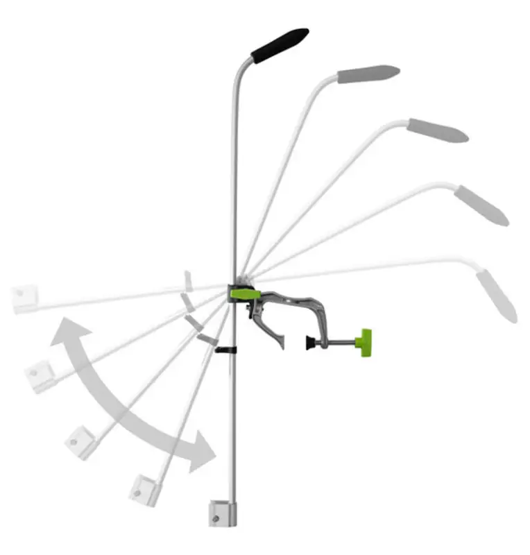 Delphin ECHO Sondenhalter 1 Stück Länge 88cm Geberstange-Angelzubehör-JJ-Fishing