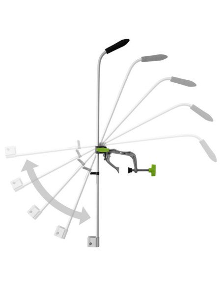 Delphin ECHO Sondenhalter 1 Stück Länge 88cm Geberstange-Angelzubehör-JJ-Fishing