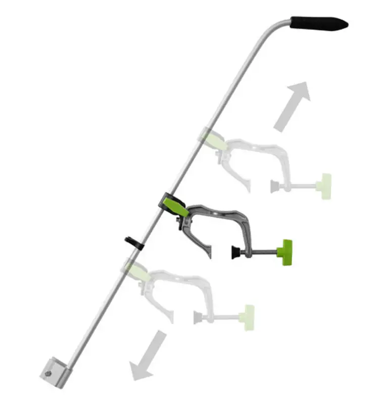 Delphin ECHO Sondenhalter 1 Stück Länge 88cm Geberstange-Angelzubehör-JJ-Fishing