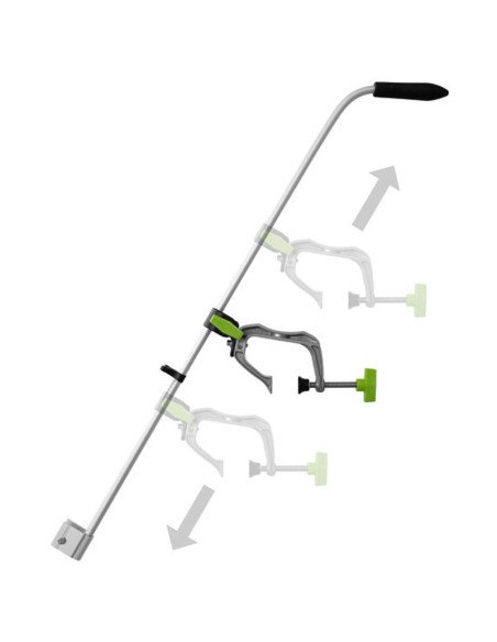 Delphin ECHO Sondenhalter 1 Stück Länge 88cm Geberstange-Angelzubehör-JJ-Fishing