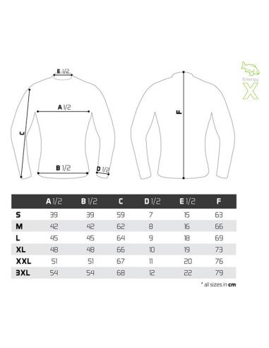 Delphin EnergyX Thermo-Unterwäsche Set S lange Unterhose und Shirt Wintergewand-Bekleidungs Sets-JJ-Fishing