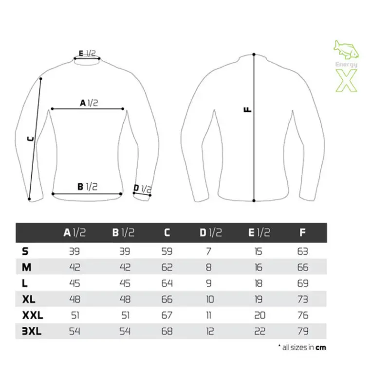 Delphin EnergyX Thermo-Unterwäsche Set XXL lange Unterhose und Shirt Wintergewand-Bekleidungs Sets-JJ-Fishing