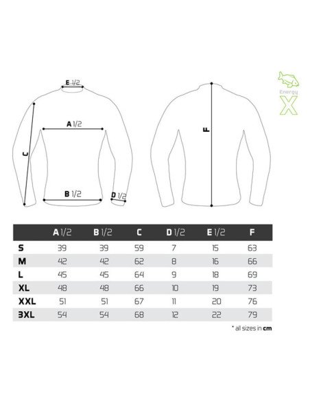 Delphin EnergyX Thermo-Unterwäsche Set XL lange Unterhose und Shirt Wintergewand-Bekleidungs Sets-JJ-Fishing