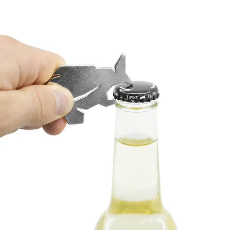 Delphin CARPENER Schlüsselanhänger mit Flaschenöffner Silber-Fishing accessories-JJ-Fishing