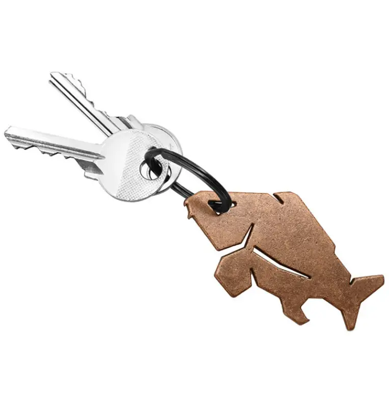 Delphin CARPENER Schlüsselanhänger 1 Stück Bronze mit Flaschenöffner-Angelzubehör-JJ-Fishing