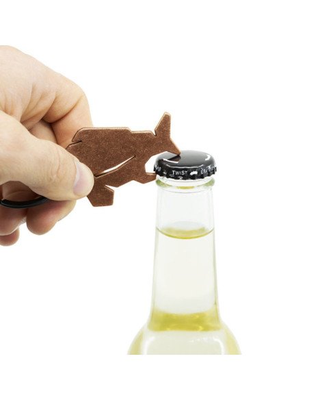 Delphin CARPENER Schlüsselanhänger 1 Stück Bronze mit Flaschenöffner-Angelzubehör-JJ-Fishing