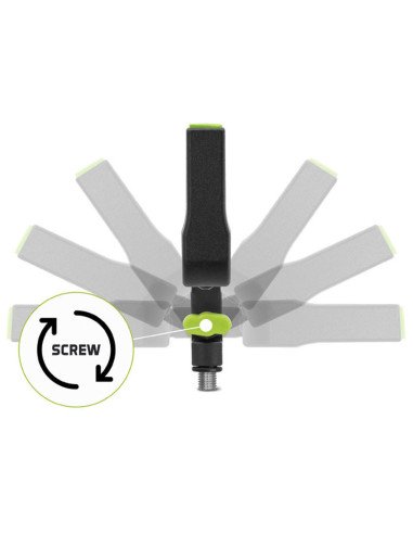 Delphin REAXE EvaBACK 36cm Feeder-Halter Grün Extra Stabil Rod Rest Method-Accessories-JJ-Fishing