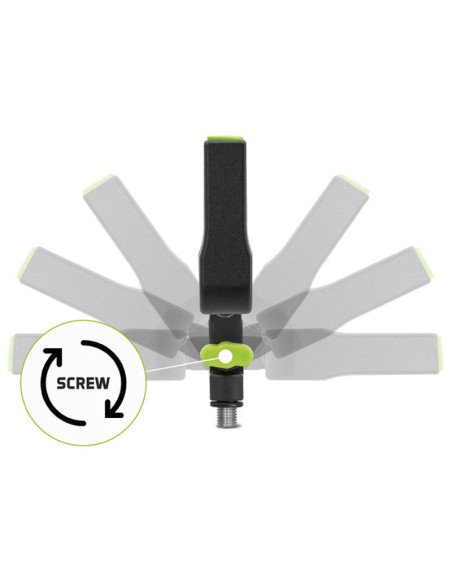 Delphin REAXE EvaBACK 36cm Feeder-Halter Grün Extra Stabil Rod Rest Method-Accessories-JJ-Fishing