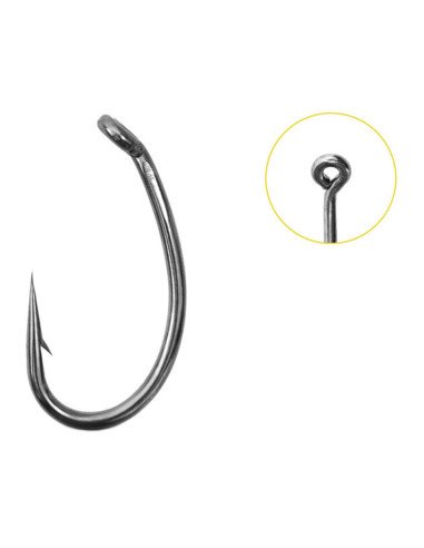 Delphin REAXE MTD ROUND Haken 11 Stück Größe 8 Method Feeder Hooks-Hook & Co-JJ-Fishing