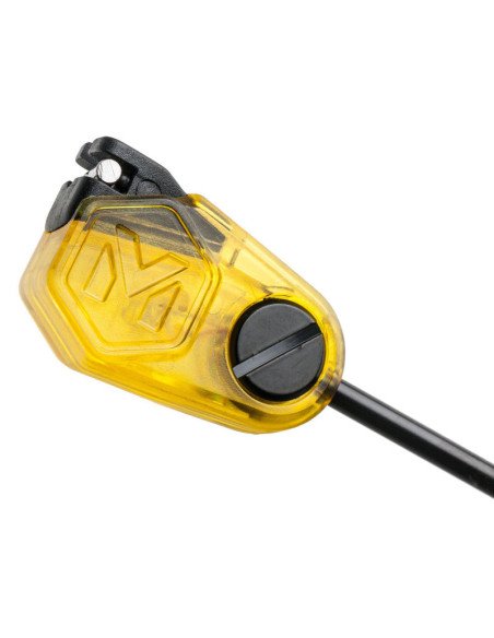 Mivardi Swing Arm MCX 77 gelb Pendelbissanzeiger LED beleuchtet-Bissanzeiger & Bobbins-JJ-Fishing