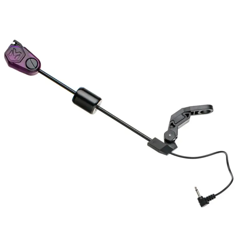 Mivardi MCV 77 Purple Swing Arm Pendelbissanzeiger Bissanzeiger LED Beleuchtet-Bite Alarms & Bobbins-JJ-Fishing