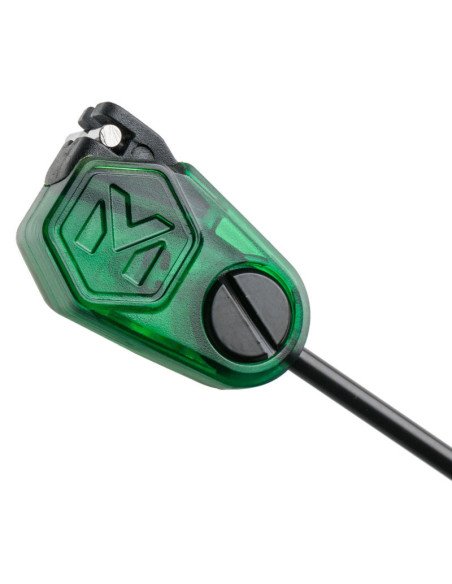 Mivardi Swing Arm MCX77 grün Pendelbissanzeiger LED beleuchtet-Bissanzeiger & Bobbins-JJ-Fishing