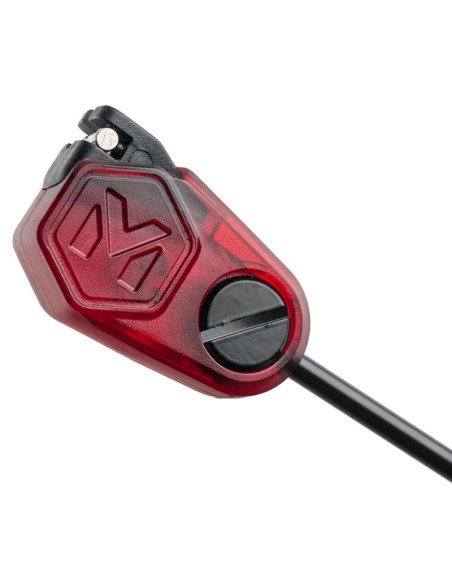 Mivardi Swing Arm MCX 77 rot Pendelbissanzeiger LED beleuchtet-Bissanzeiger & Bobbins-JJ-Fishing