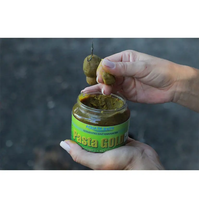 Aquatic Baits Pasta GOLD 275gr Fermented Bait Enhancer-Powder Dips-JJ-Fishing