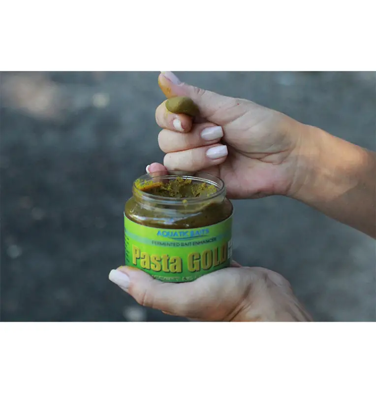 Aquatic Baits Pasta GOLD 275gr Fermented Bait Enhancer-Powder Dips-JJ-Fishing