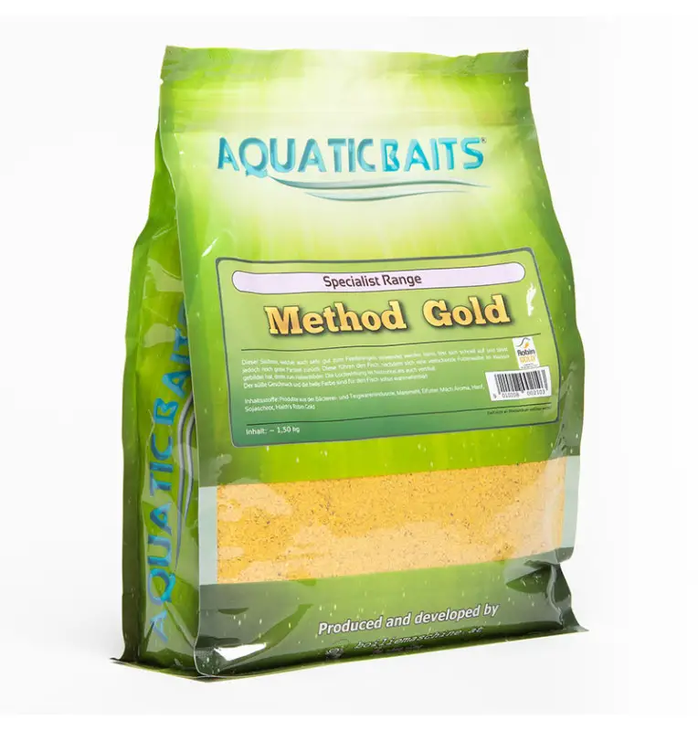Aquatic Baits Method GOLD 1,5kg Specialist Range Groundbait Method Mix-M.F. Groundbait-JJ-Fishing