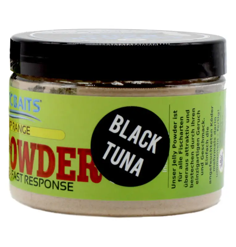 Aquatic Baits Jelly Powder Dip Black Tuna 50g High Attrtactive-Pasten & Powder Dips-JJ-Fishing