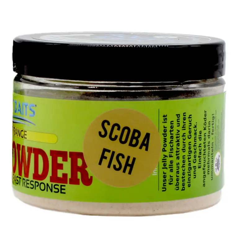 Aquatic Baits Jelly Powder Dip Scoba Fish 50g High Attrtactive-Pasten & Powder Dips-JJ-Fishing