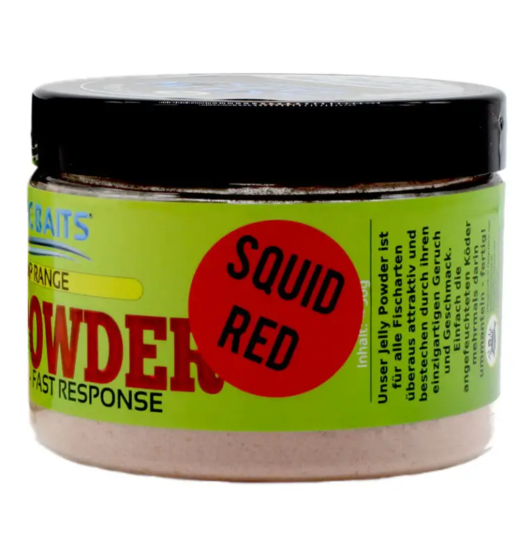 Aquatic Baits Jelly Powder Dip Squid Red 50g High Attrtactive-Pasten & Powder Dips-JJ-Fishing