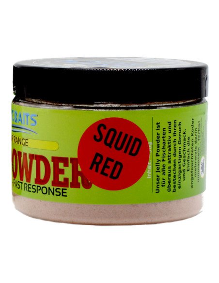 Aquatic Baits Jelly Powder Dip Squid RED HNV High Attrtactive-Powder Dips-JJ-Fishing
