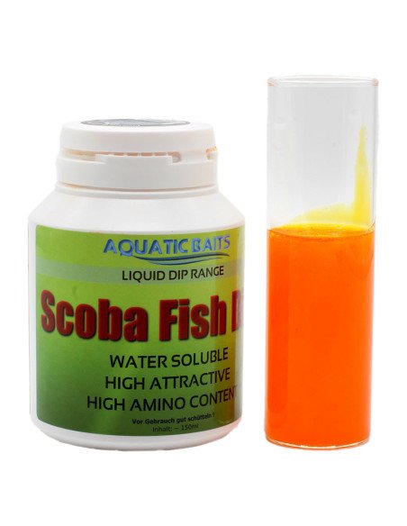Aquatic Baits Dip Scoba Fish 150ml High Amino Content-Dip´s-JJ-Fishing