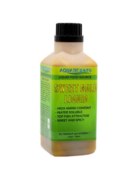 Aquatic Baits Liquid Sweet Gold 500ml PVA Friendly-Liquids-JJ-Fishing
