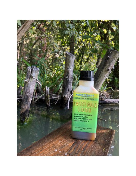 Aquatic Baits Liquid Sweet Gold 500ml PVA Friendly-Liquids-JJ-Fishing