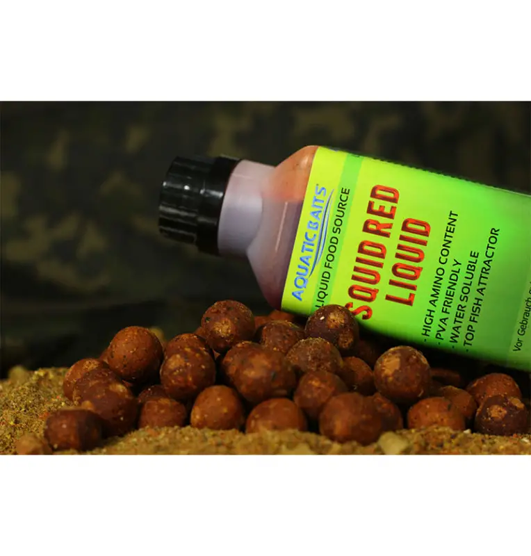 Aquatic Baits Liquid Squid Red 500ml PVA Friendly-Liquids-JJ-Fishing