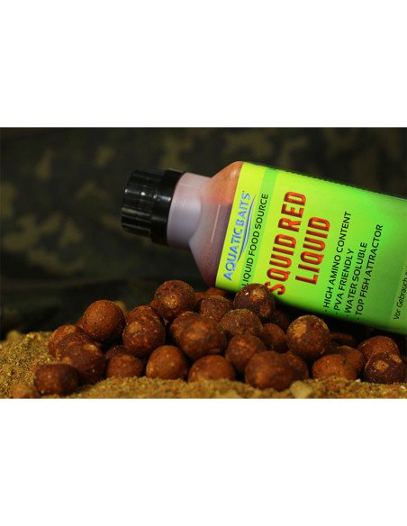 Aquatic Baits Liquid Squid Red 500ml PVA Friendly-Liquids-JJ-Fishing