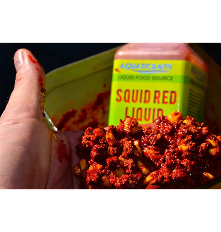 Aquatic Baits Liquid Squid Red 500ml PVA Friendly-Liquids-JJ-Fishing