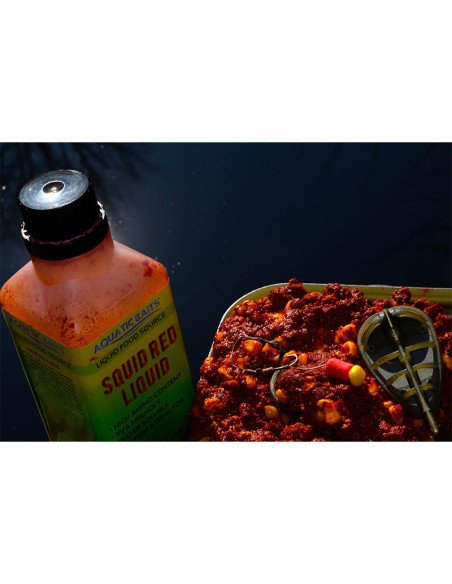 Aquatic Baits Liquid Squid Red 500ml PVA Friendly-Liquids-JJ-Fishing