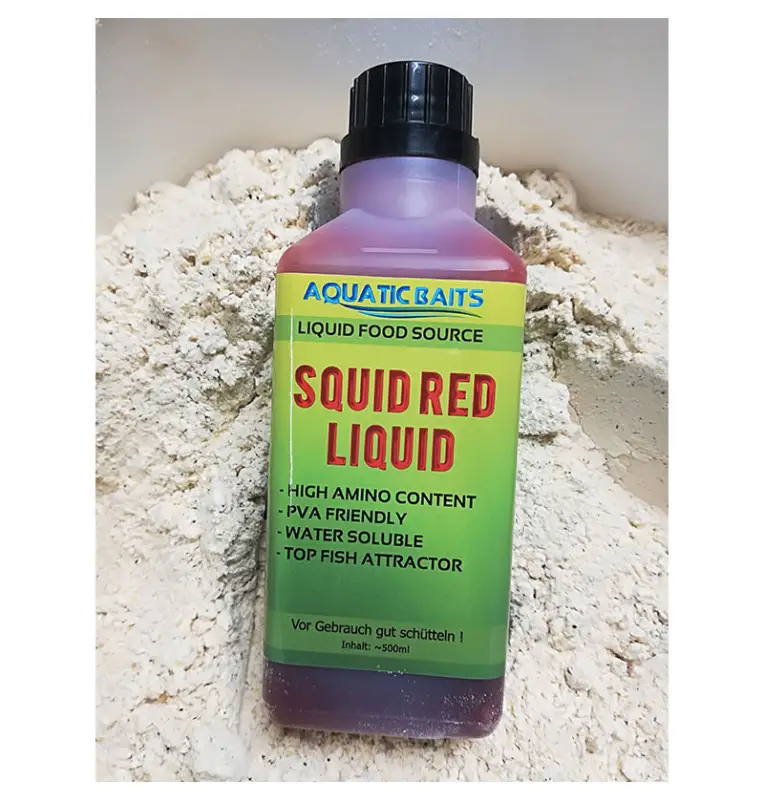 Aquatic Baits Liquid Squid Red 500ml PVA Friendly-Liquids-JJ-Fishing