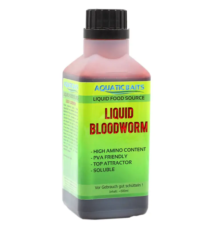 Aquatic Baits Liquid Bloodworm 500ml PVA Friendly-Liquids-JJ-Fishing