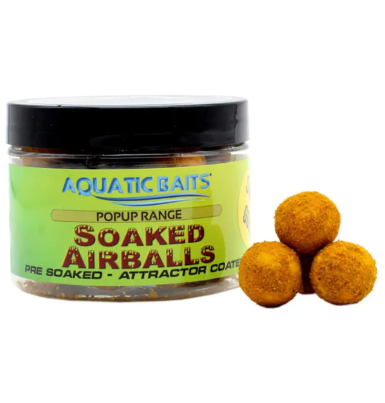 Aquatic Baits Pop Up Sweet Gold 16mm 50g Soaked Airballs-Pop Up´s-JJ-Fishing