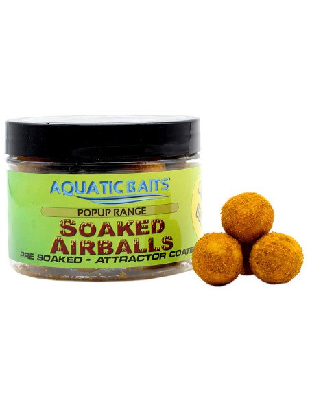 Aquatic Baits Pop Up Sweet Gold 16mm 50g Soaked Airballs-Pop Up´s-JJ-Fishing