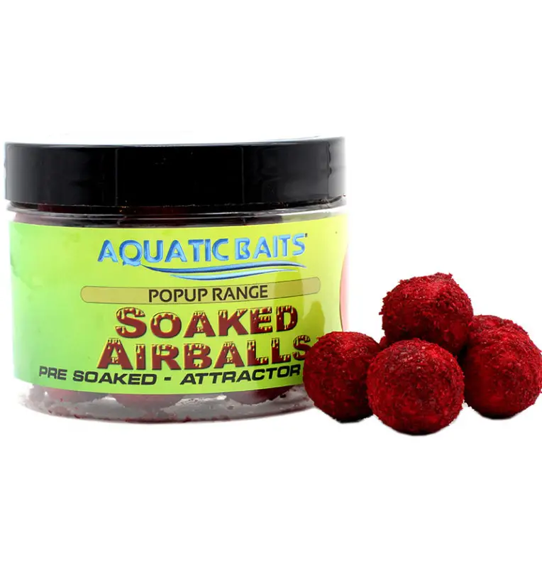 Aquatic Baits Pop Up Squid Red 16mm 50g Soaked Airballs-Pop Up´s-JJ-Fishing