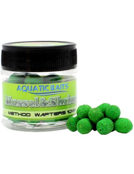 Aquatic Baits Method Wafter Mussel & Shrimp 10mm Dumbell Feeder-M.F. Wafter-JJ-Fishing
